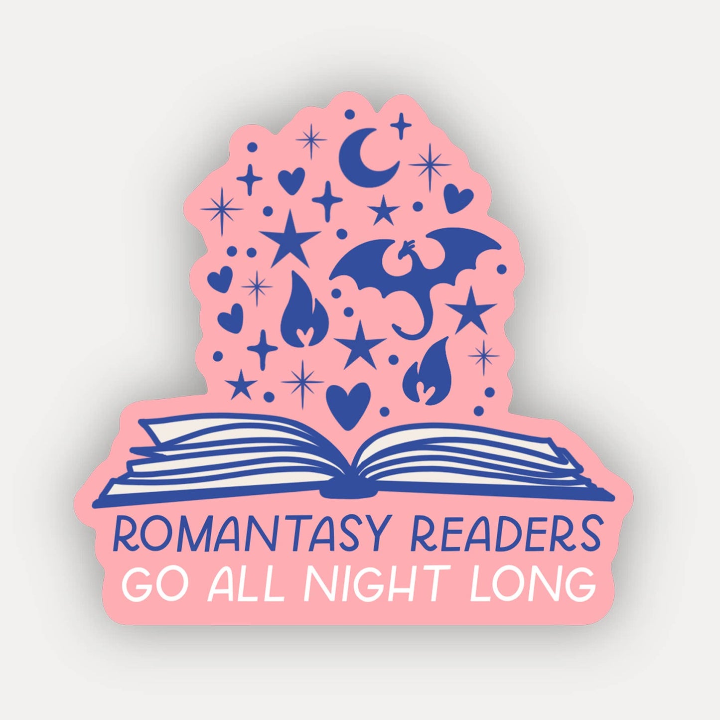 Romantasy Readers Sticker | Romance Books, Fantasy Stickers