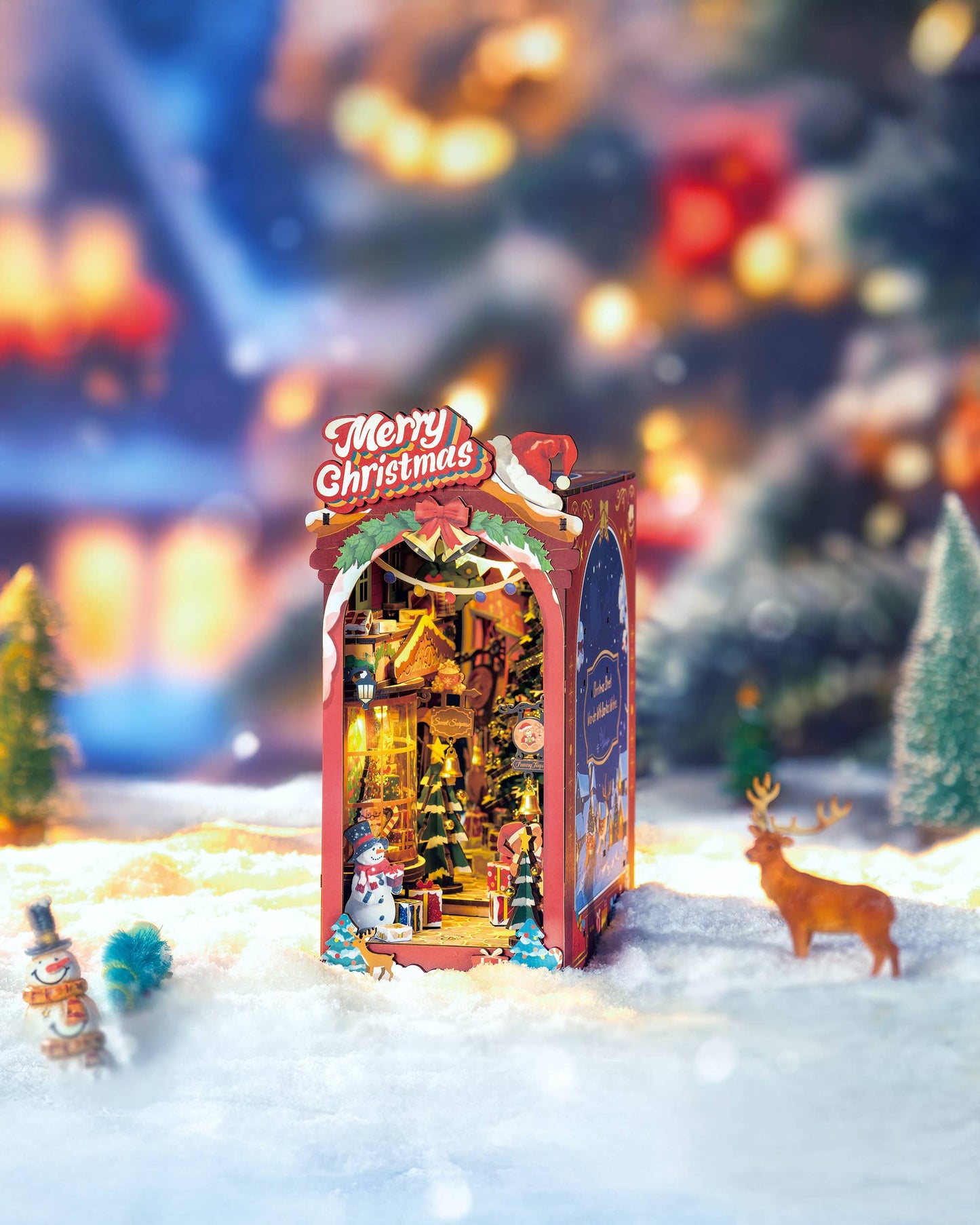 DIY Book Nook Kit: Christmas Street