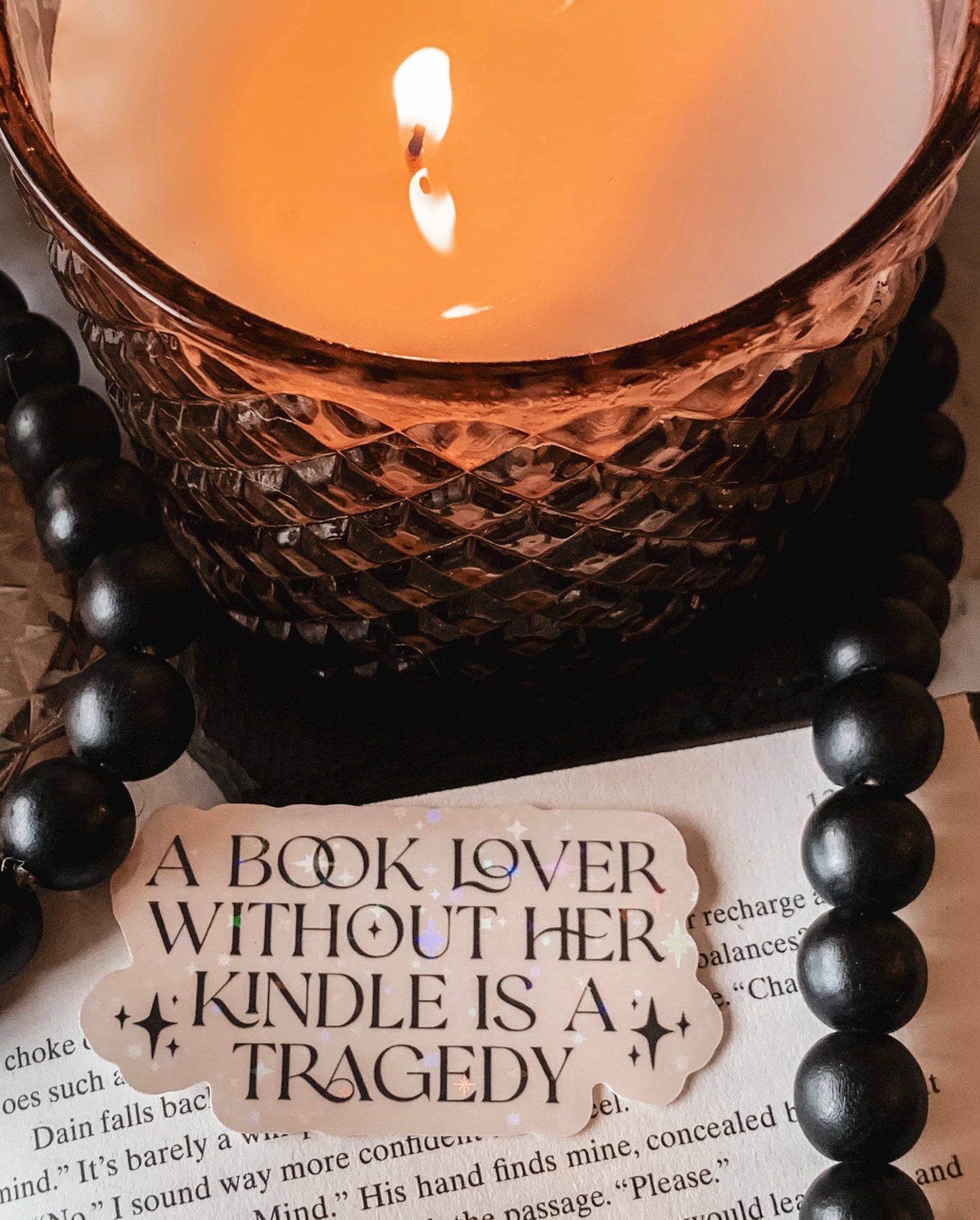 Fantasy Kindle Lover Tragedy Sticker