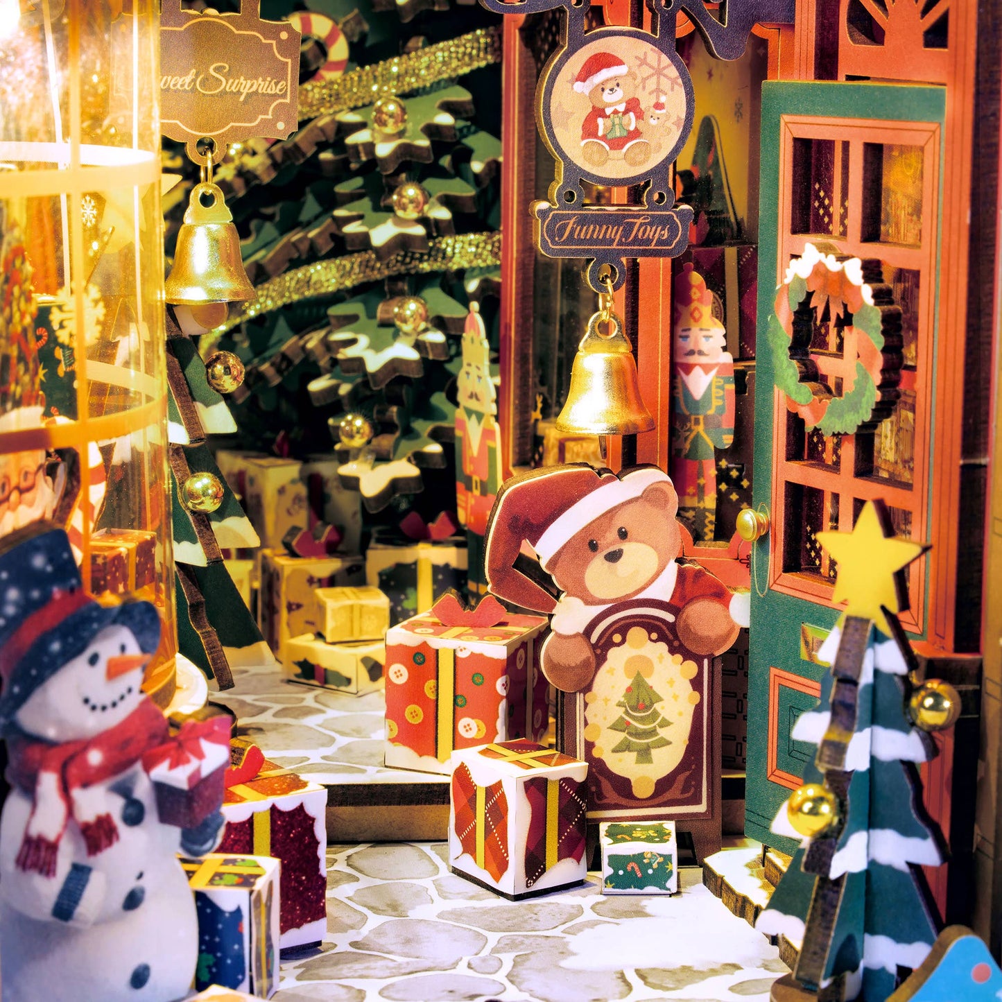 DIY Book Nook Kit: Christmas Street