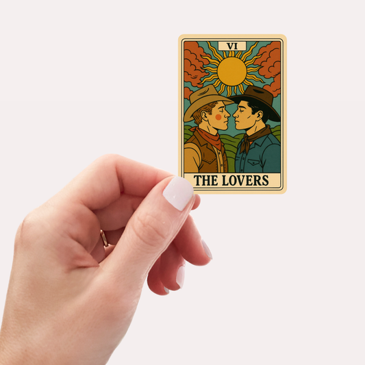 The Lovers Tarot Card Sticker