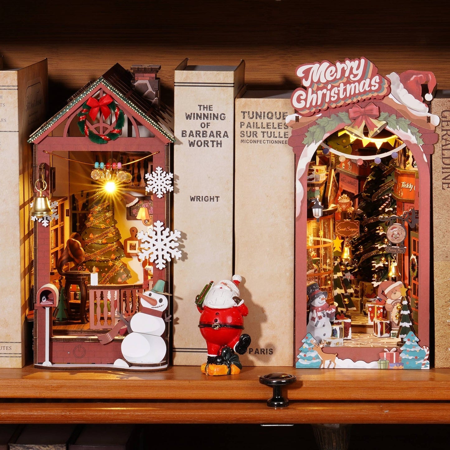DIY Book Nook Kit: Christmas Street