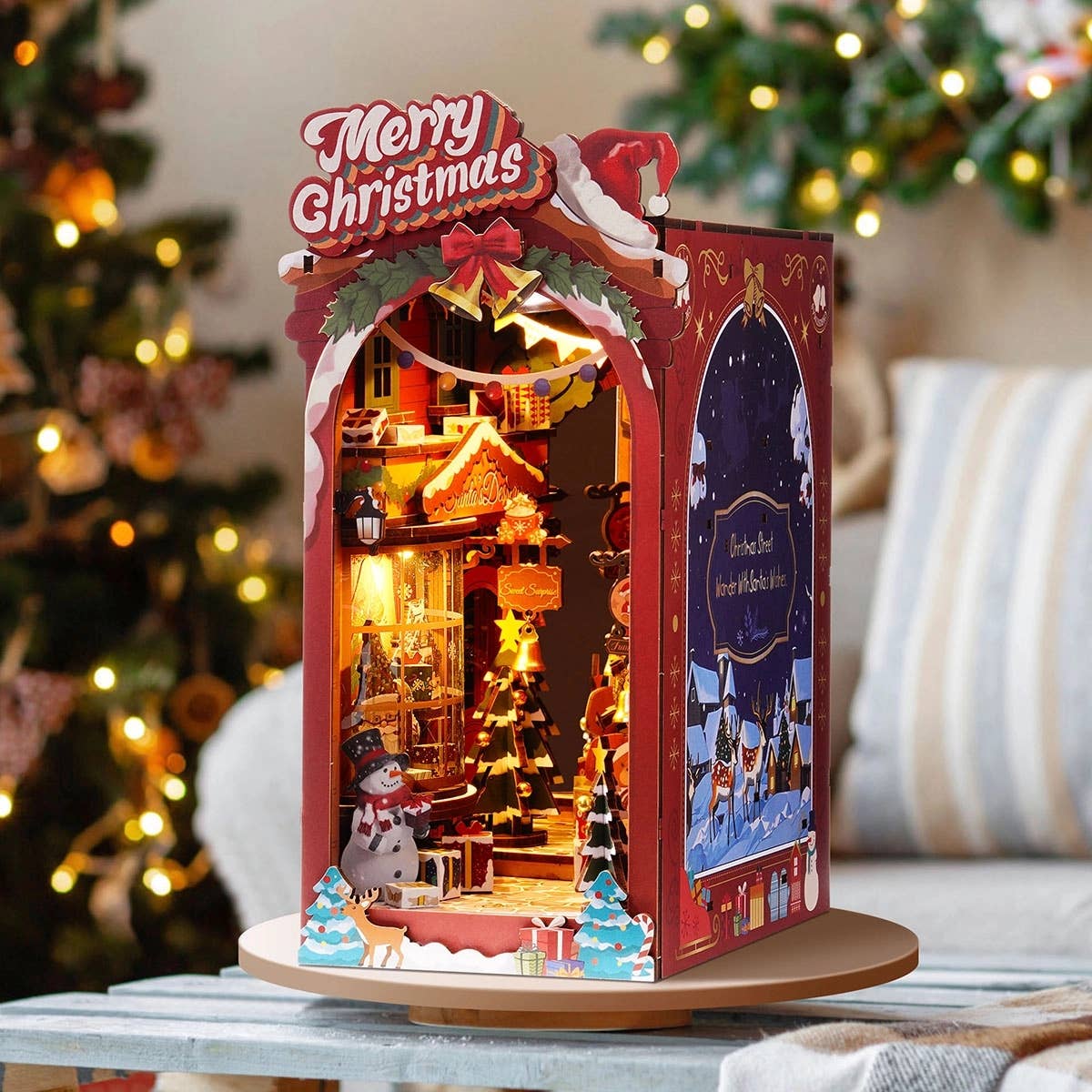DIY Book Nook Kit: Christmas Street