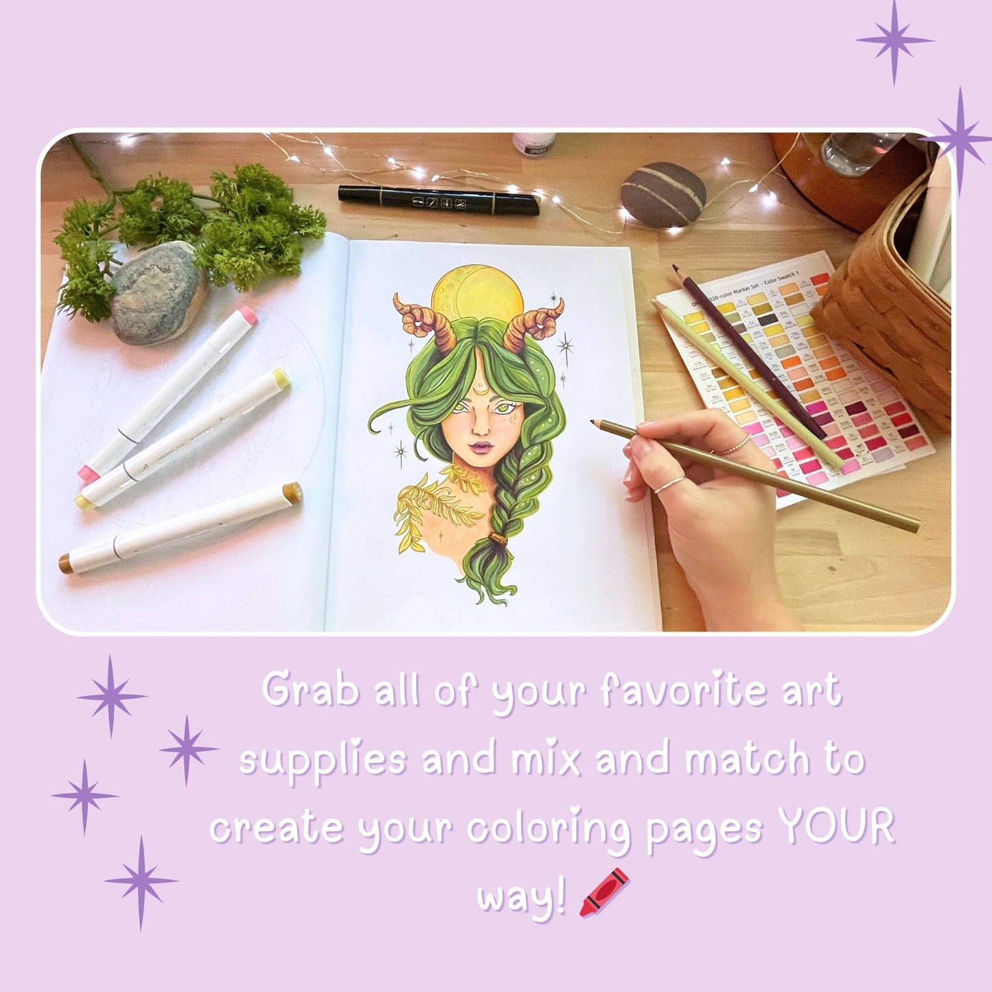Whimsical Witches Coloring Book