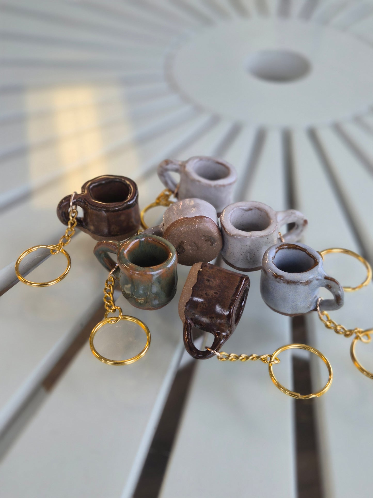 Handmade Mini Mug Keychains