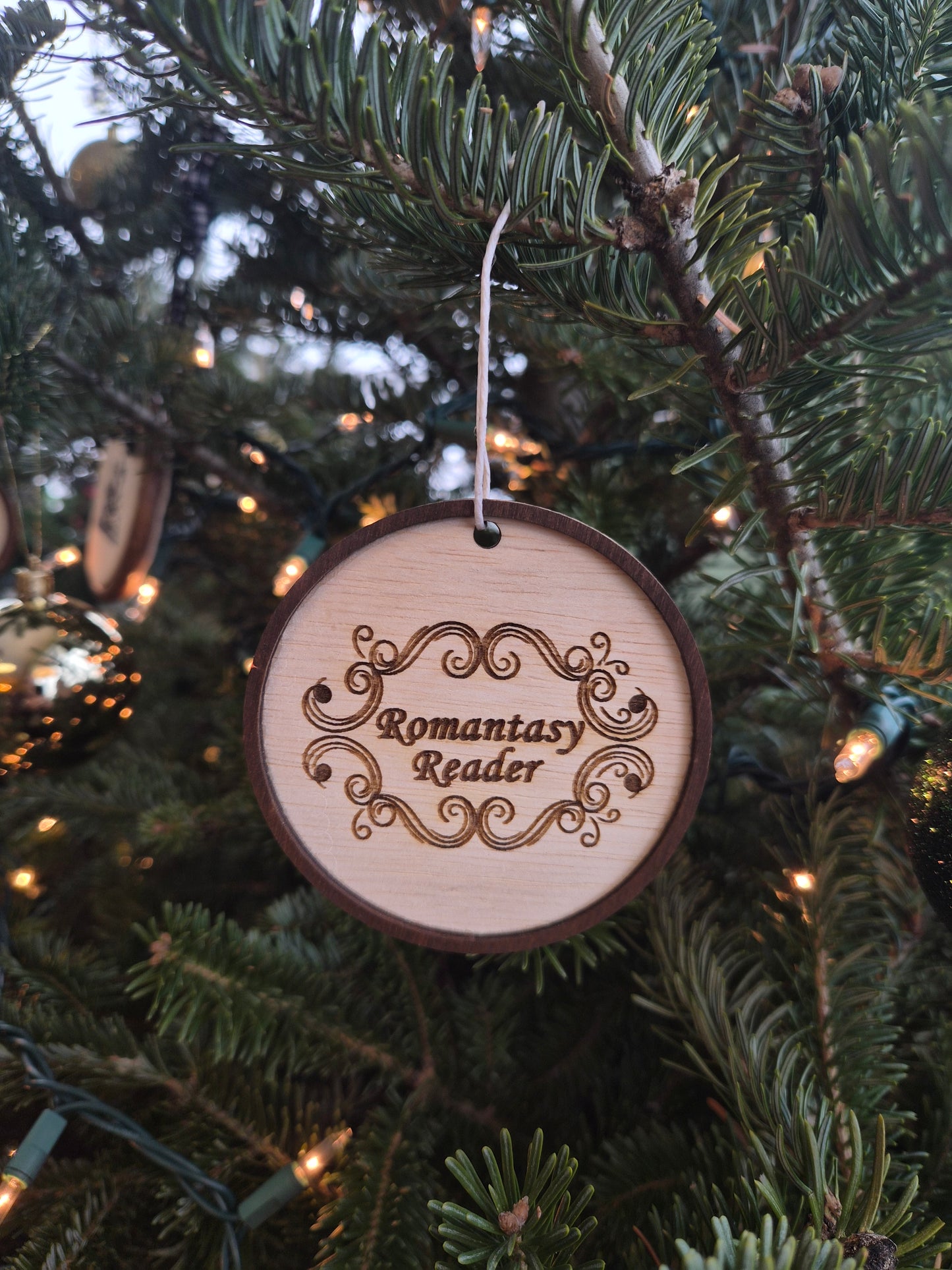 Wooden Reader Ornaments