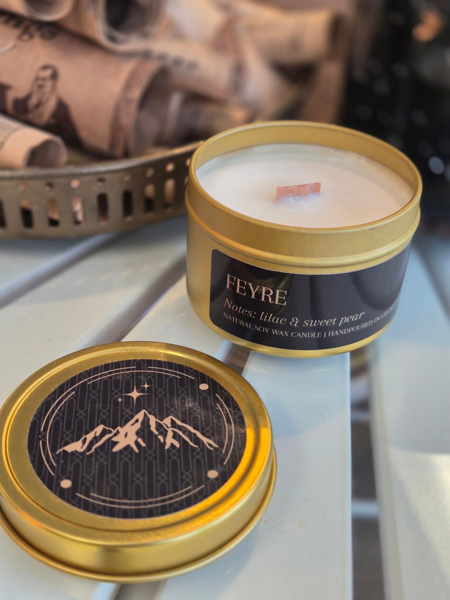 Feyre Inspired Soy Wax Candle - ACOTAR Inspired Candles