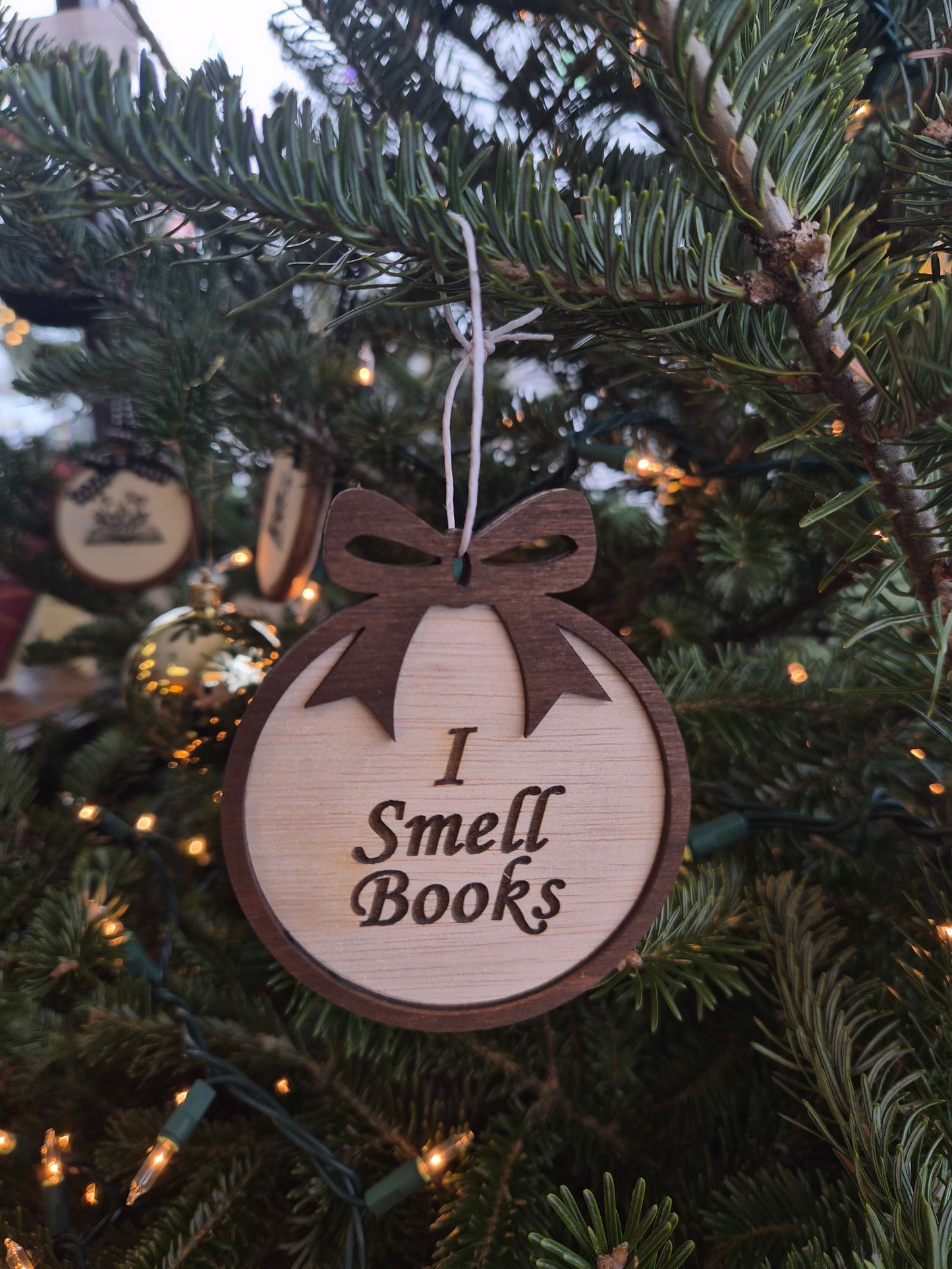 Wooden Reader Ornaments