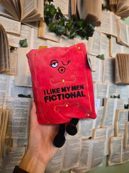 "I Like My Men Fictional" Plush