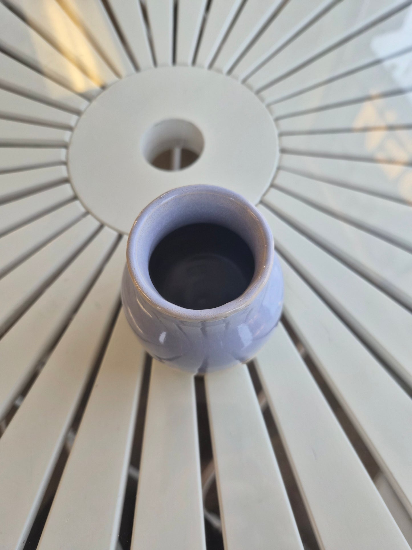 Powder Blue Handcrafted Vase
