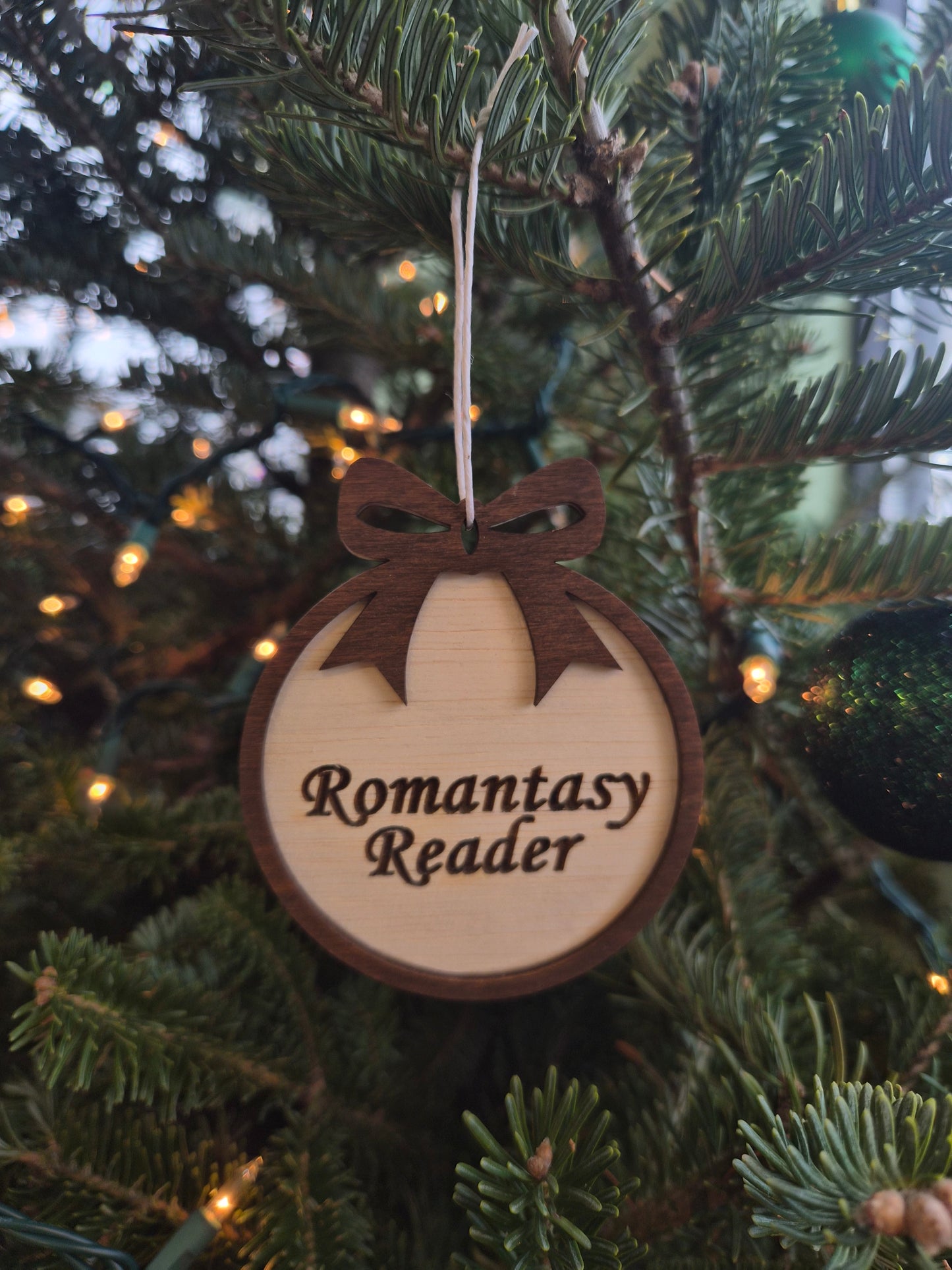 Wooden Reader Ornaments