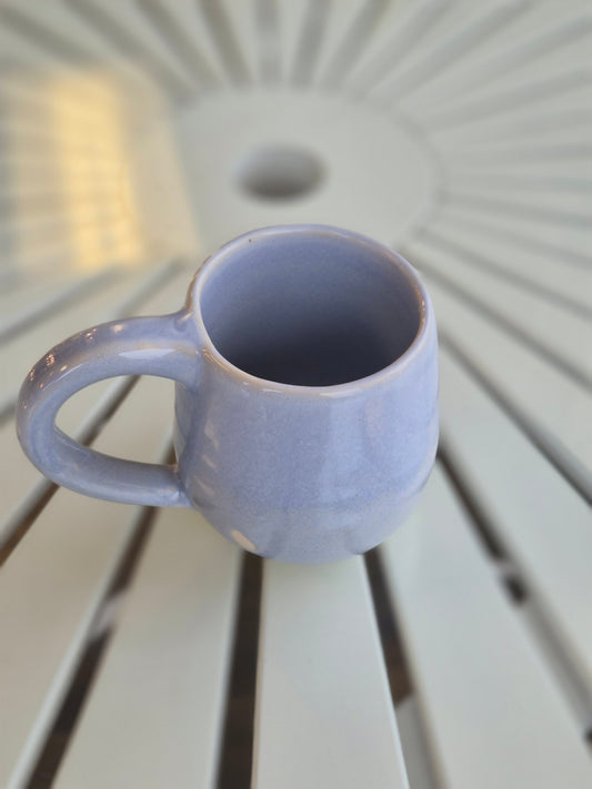 Powder Blue Handcrafted Ceramic Mug - Microwave & Dishwasher Safe!