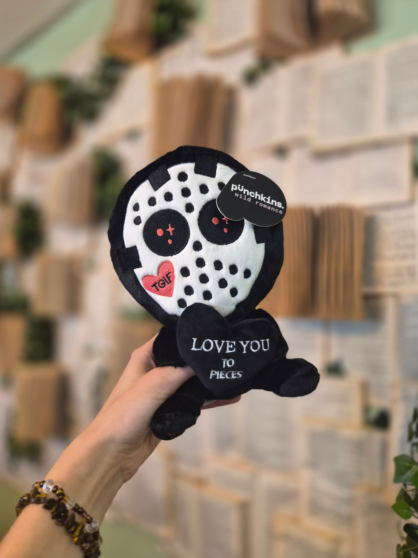 "Love You to Pieces" Hockey Killer Plush