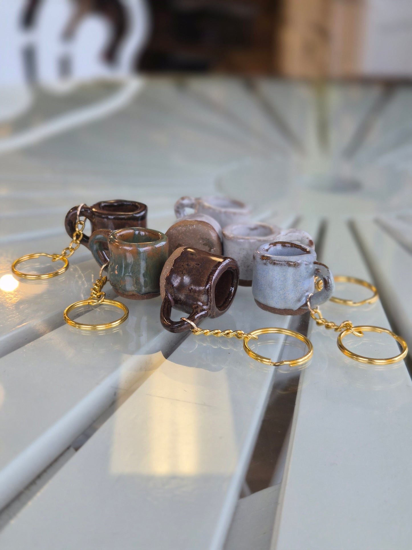 Handmade Mini Mug Keychains