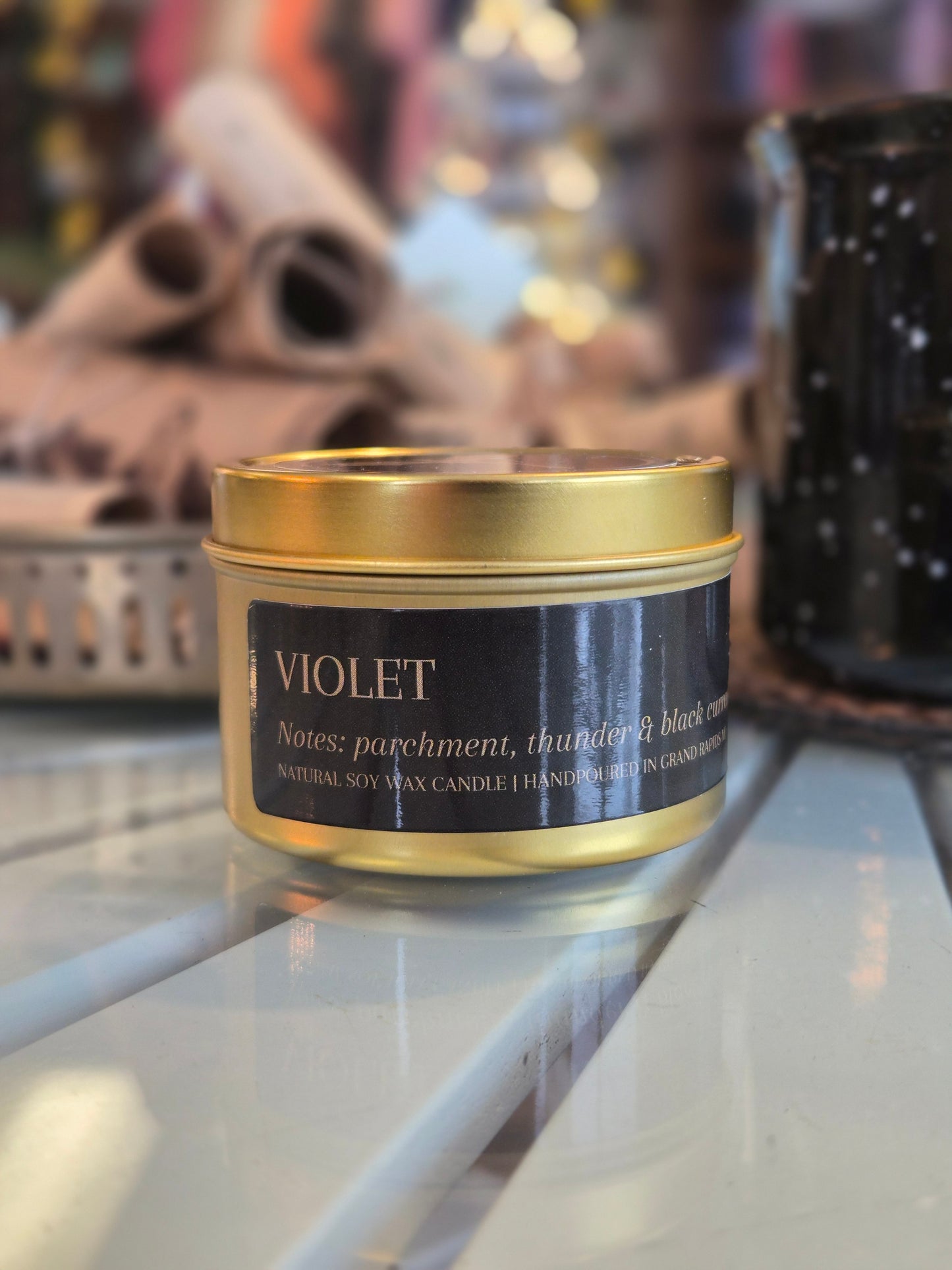 Violet Sorrengail Inspired Soy Wax Candle - Fourth Wing Inspired Candles