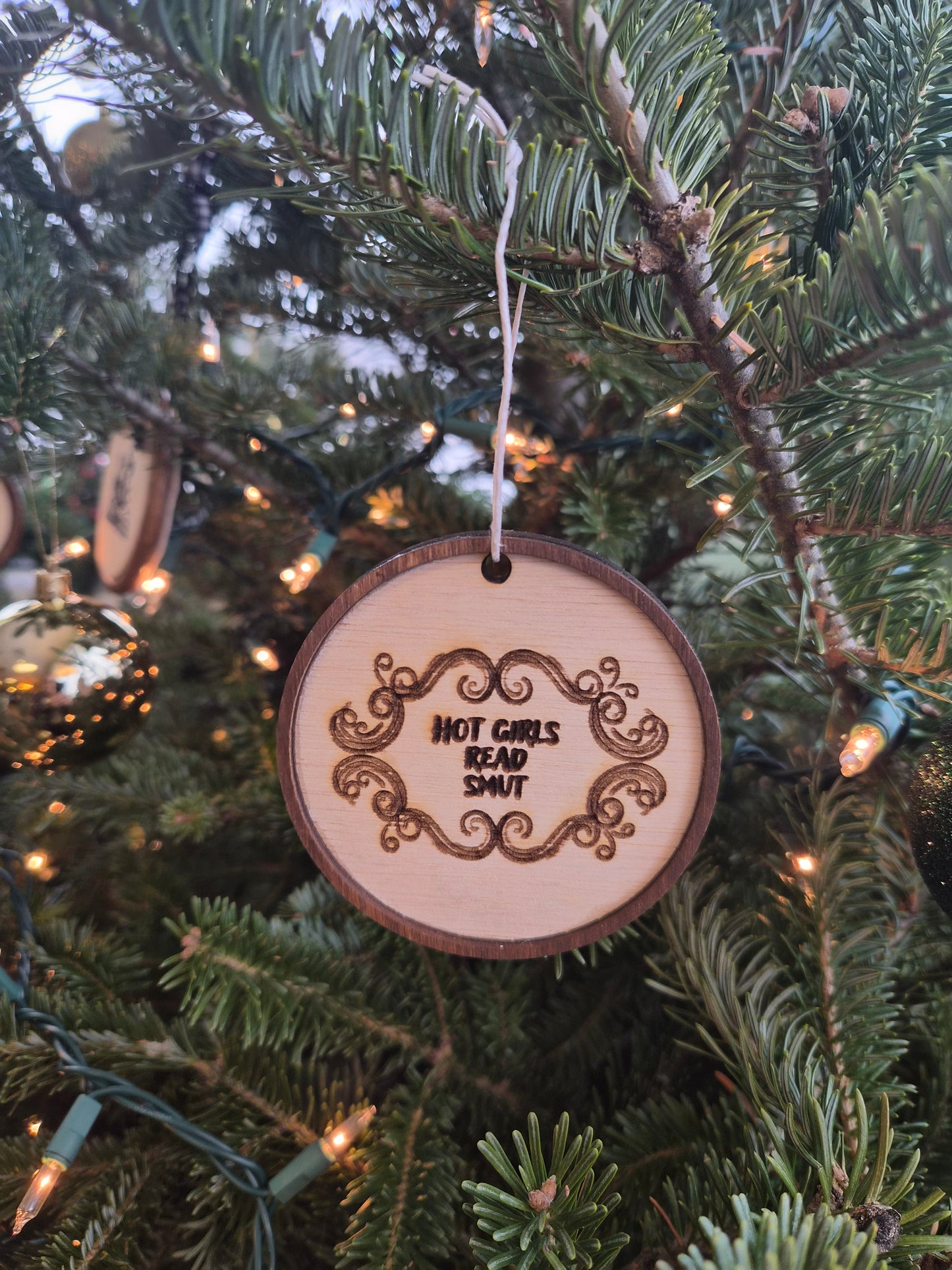 Wooden Reader Ornaments