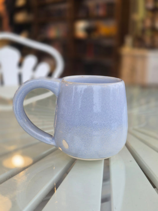 Powder Blue Handcrafted Ceramic Mug - Microwave & Dishwasher Safe!